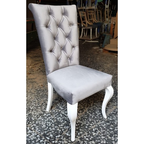 Silla Chicago Capitoné Pata Isabelina Silla Chicago Capitoné Pata Isabelina