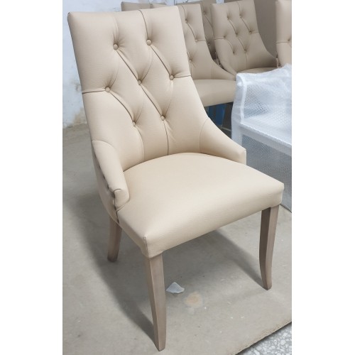 Silla Dubai Capitoné Pata Recta