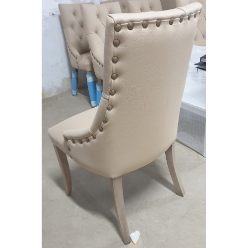 Silla Dubai Capitoné Pata Recta