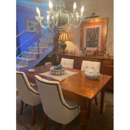 Silla Dubai Capitoné Pata Recta