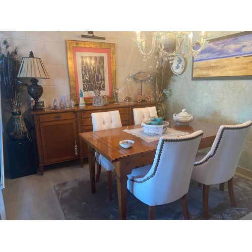 Silla Dubai Capitoné Pata Recta