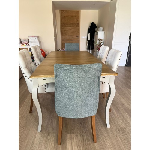 Silla Dubai Capitoné Pata Recta