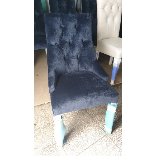 Silla Dubai Capitoné Pata Recta