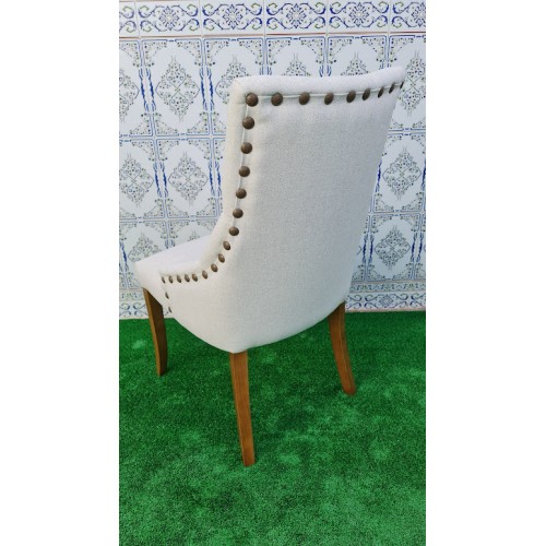 Silla Dubai Capitoné Pata Recta