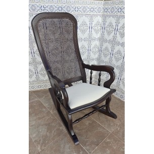 Mecedora Rejilla Pretapizada