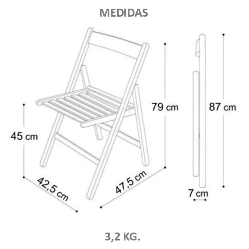 SILLA FERIA PLEGABLE SILLA FERIA PLEGABLE