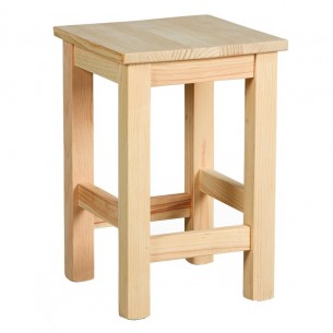 Taburete Bajo Pata Cuadrada