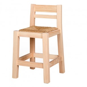 Taburete Bajo Respaldo 45